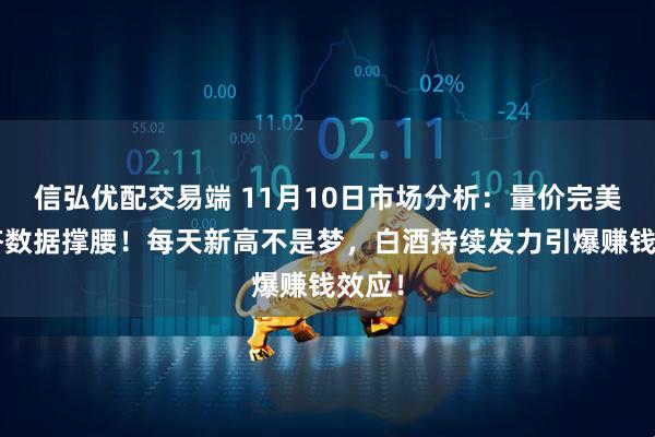 信弘优配交易端 11月10日市场分析：量价完美+经济数据撑腰！每天新高不是梦，白酒持续发力引爆赚钱效应！