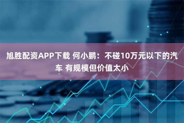 旭胜配资APP下载 何小鹏：不碰10万元以下的汽车 有规模但价值太小